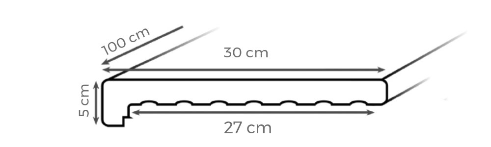 vierteaguas IMER EVOLUTION blanco 27 cm