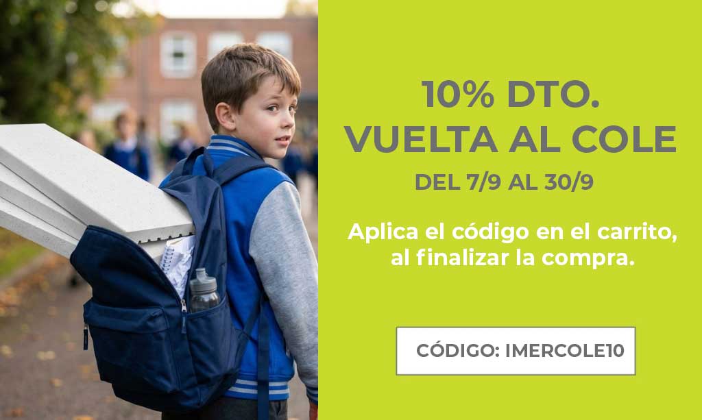 Descuento del 10% del 7 al 30 de Septiembre.